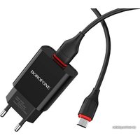 Сетевое зарядное Borofone BA20A microUSB (черный)