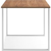 Кухонный стол Notta Лиман 140x80 619214 (дуб крафт золотой/белый матовый)