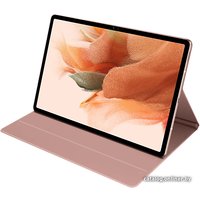 Чехол для планшета Samsung Book Cover для Samsung Galaxy Tab S7+/S7 FE (розовое золото)