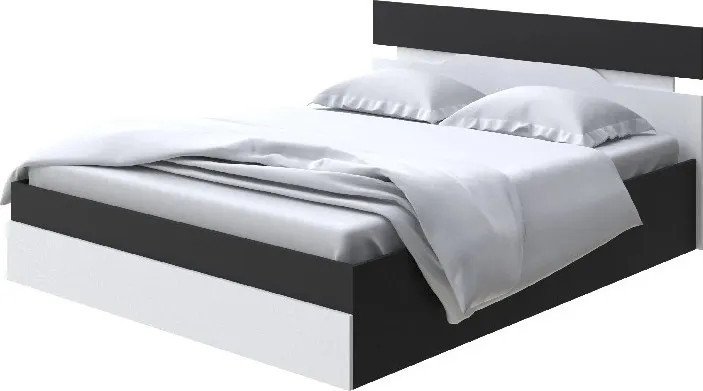Кровать PROxSON Milton с ПМ 120x200 (черный/белый)
