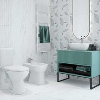 Унитаз напольный Керамин Лаго Инкоер (с дюропластовым сиденьем)