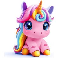 Алмазная мозаика  Феникс+ Розовый единорог 70831