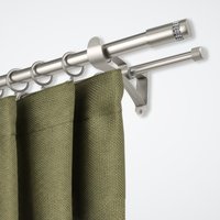 Карниз для штор Sundays Home Волна Имидж 25мм+16мм двухрядный (сатин, 2.4м)