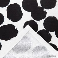 Полотенце Доляна Горох 5423102 (белый/черный)