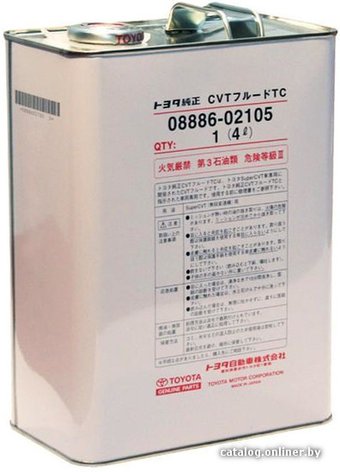Трансмиссионное масло Toyota CVT FLUID TC (08886-02105) 4л