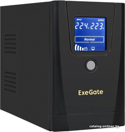 Источник бесперебойного питания ExeGate Power Smart ULB-650.LCD.AVR.1SH.2C13 EX292769RUS