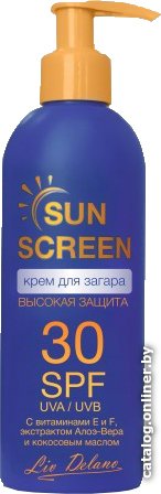 Крем для загара Liv Delano Крем для загара Sun Screen SPF 30 190 г