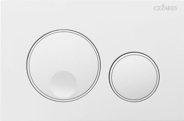 

Панель смыва Cezares RELAX-BTN-BL (белый глянец)