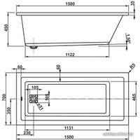 Ванна VagnerPlast Cavallo 150