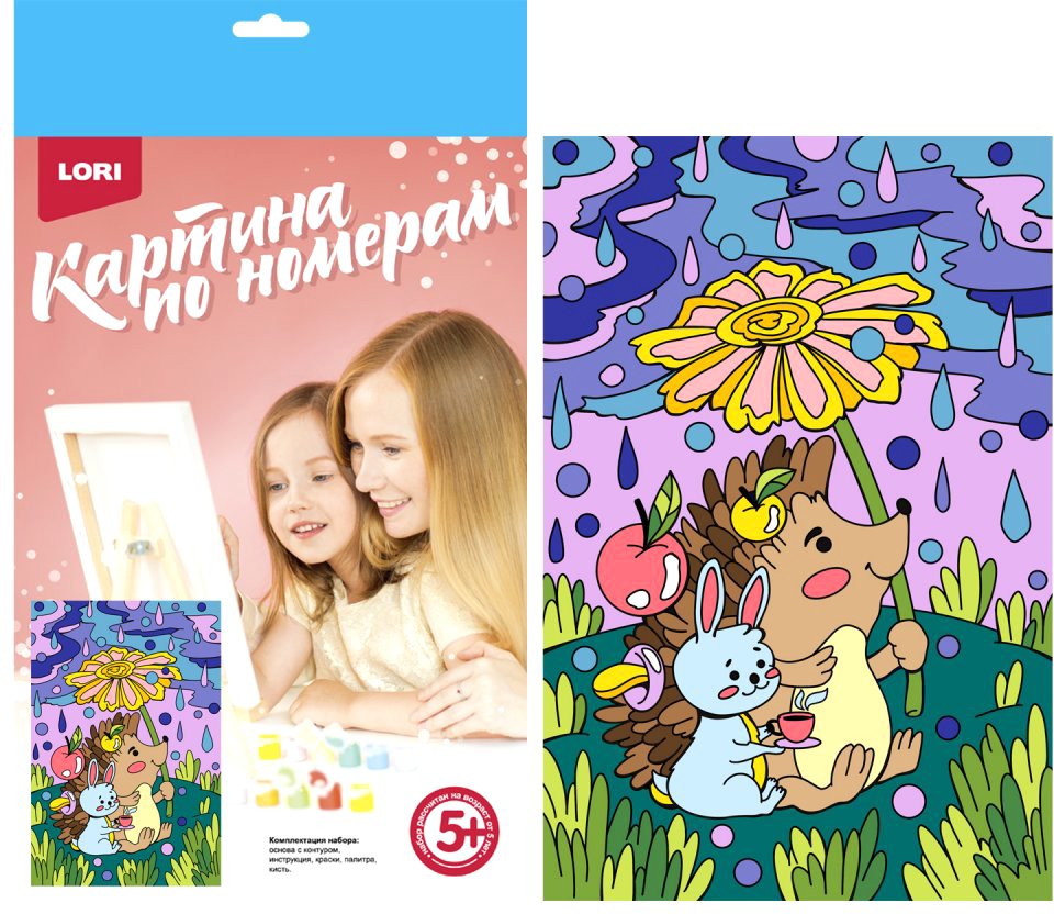 

Картина по номерам Lori Летний дождь Ркн-099