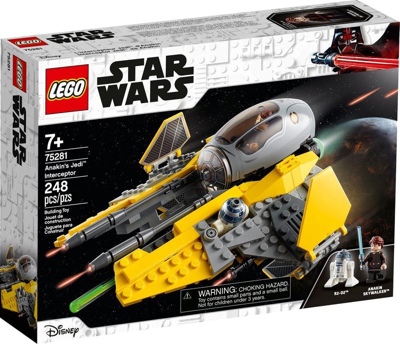 

Конструктор LEGO Star Wars 75281 Джедайский перехватчик Энакина