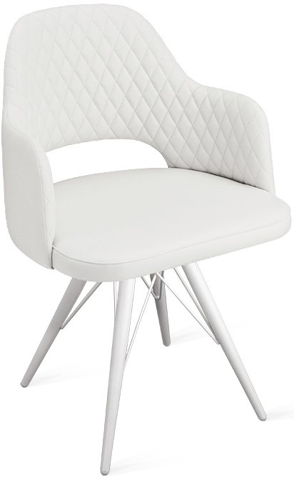 

Стул Трия Калипсо К3 (белый матовый/кожзам Polo White)