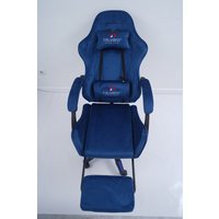 Игровое (геймерское) кресло Calviano 1584 (велюр, синий)