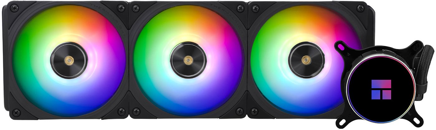 

Система жидкостного охлаждения для процессора Thermalright Frozen Fusion 360 ARGB (черный)