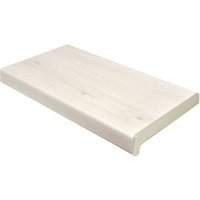 Подоконник VPL Премиум с заглушкой 300x2500 (белый дуб)