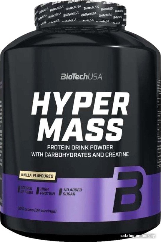 Протеин комплексный BioTech USA Hyper Mass (ваниль, 2.27 кг)