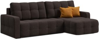 Угловой диван Craftmebel Dandy угол (правый, БНП, ткань, malmo шоколадный)