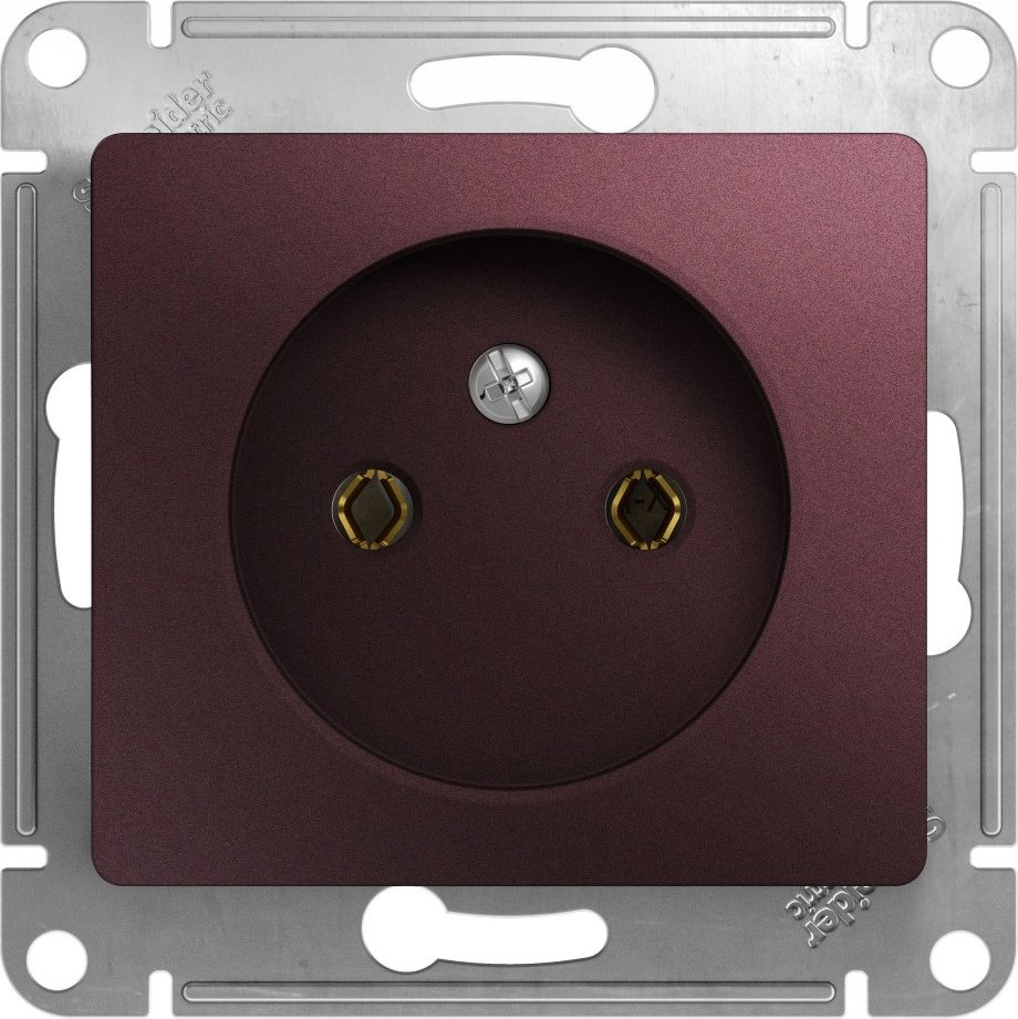 

Розетка Systeme Electric Glossa GSL001141 (баклажановый)