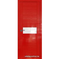 Межкомнатная дверь ProfilDoors 2.05STP 80x200 (pine red glossy, стекло lacobel белый лак)