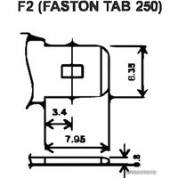 Аккумулятор для ИБП WBR GP1272 28W