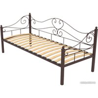 Кровать-тахта Князев Мебель Валенсия 90x190 ВАЯ.90.190.К (коричневый муар)