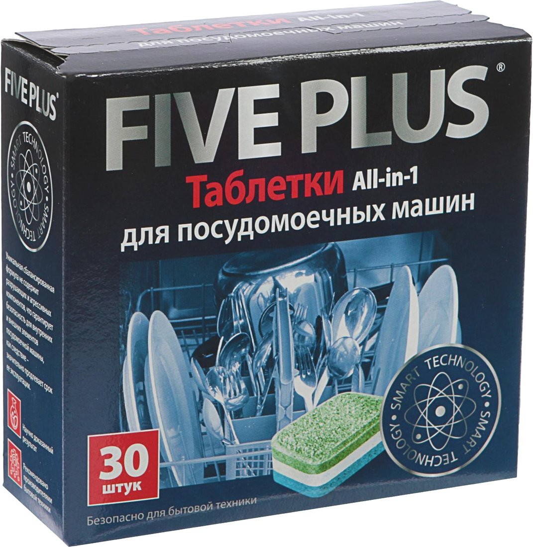 

Таблетки для посудомоечной машины Five Plus All-In-1 (30 шт)