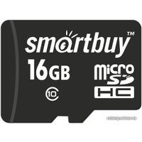 Карта памяти SmartBuy microSDHC SB16GBSDCL10-00LE 16GB