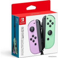 Геймпад Nintendo Joy-Con (пастельный фиолетовый/пастельный зеленый)