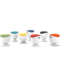 Офисный стул Chair Meister Tulip (белый пластик, зеленый)