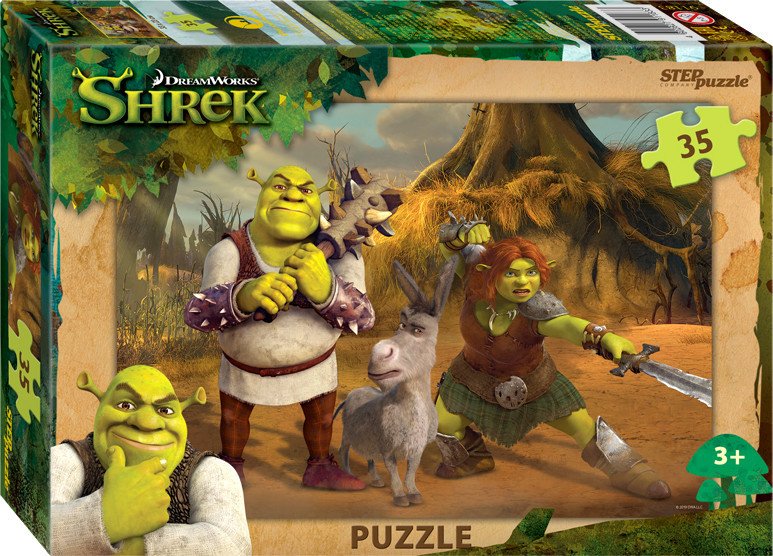 

Пазл Step Puzzle Shrek 91183 (35 эл)