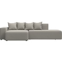 Угловой диван Лига диванов Лига-079 левый 129811L (рогожка амур 02 бежевый)