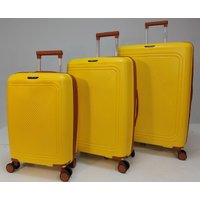 Чемодан-спиннер Mironpan 11182 55 см (желтый)