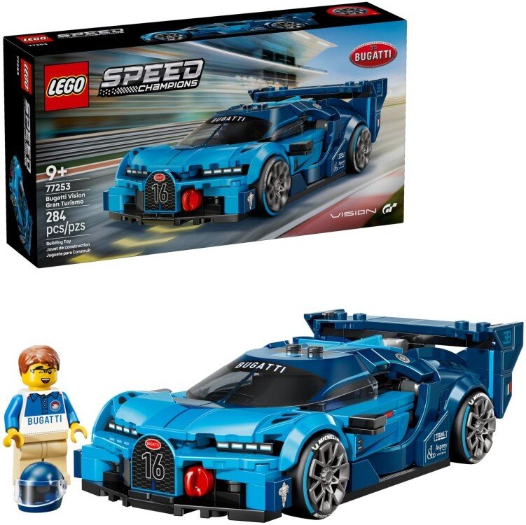 

Конструктор LEGO 77253 Speed Champions Спорткар Bugatti Vision GT Hyper