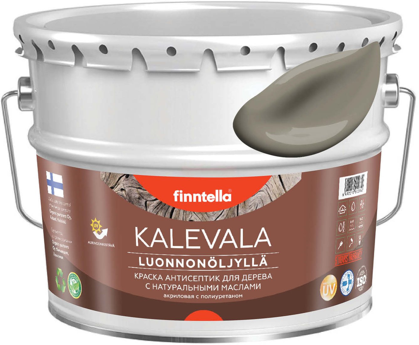 

Краска Finntella Kalevala Maa F-13-1-9-FL080 9 л (коричневый)