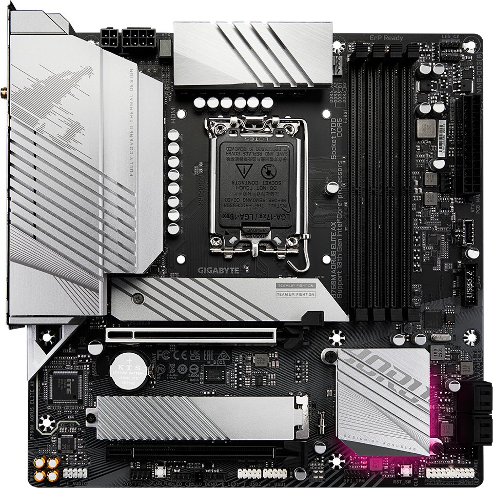 

Материнская плата Gigabyte B760M Aorus Elite AX (rev. 1.3)