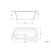Ванна AquaStone Гавана 166x82 в Могилеве