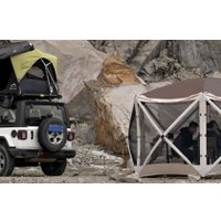 Кемпинговая палатка Wild Land Hub screen house 600 920003-0004-0024.SET (коричнево-бежевый, со стенками)