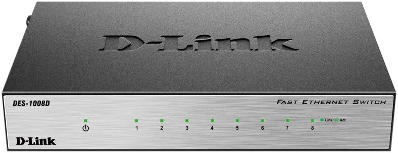 

Неуправляемый коммутатор D-Link DES-1008D/L2B