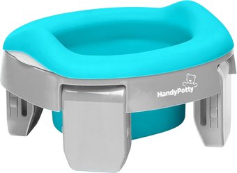 Дорожный горшок Roxy Kids HandyPotty 3 в 1 HP-255G (серый/мятный)