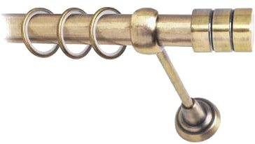 

Карниз для штор Lm Decor Цилиндр (антик, гладкая, 3м 25мм, 1 ряд)