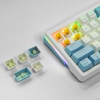 Клавиатура Cyberlynx ZA63 White Blue Orange (TNT Yellow)