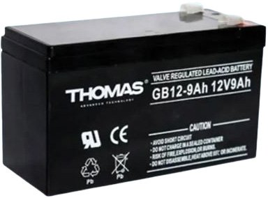 

Аккумулятор для ИБП Thomas GB 12-9 (12В/9 А·ч)
