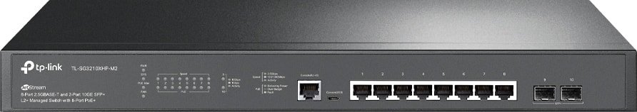 

Управляемый коммутатор уровня 2+ TP-Link TL-SG3210XHP-M2