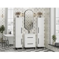  Misty Шкаф-пенал Модерн 35 П-Мод05035-011П (с бельевой корзиной)