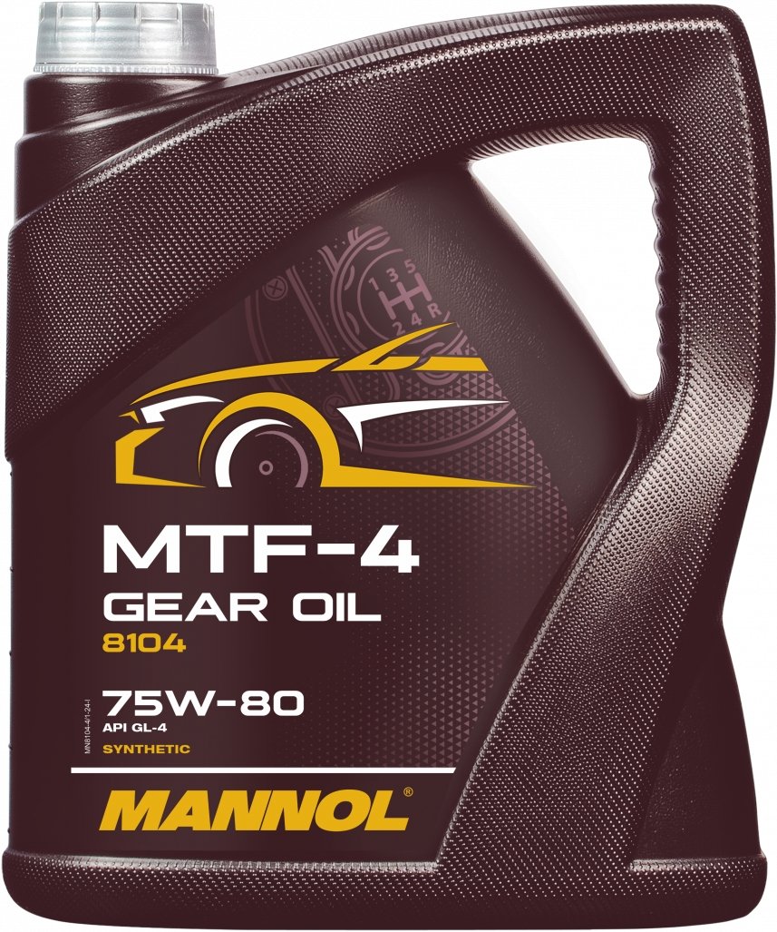 

Трансмиссионное масло Mannol MTF-4 Getriebeoel 75W-80 API GL-4 4л