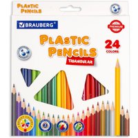 Набор цветных карандашей BRAUBERG 181663 (24 шт.)