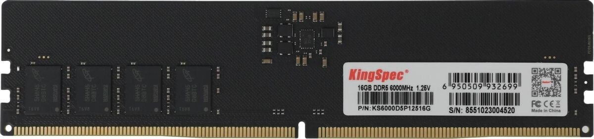 Оперативная память KingSpec 16ГБ DDR5 6000 МГц KS6000D5P12516G
