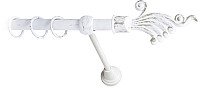 

Карниз для штор Lm Decor Кения 023 1р гладкий (белое золото, 4м)