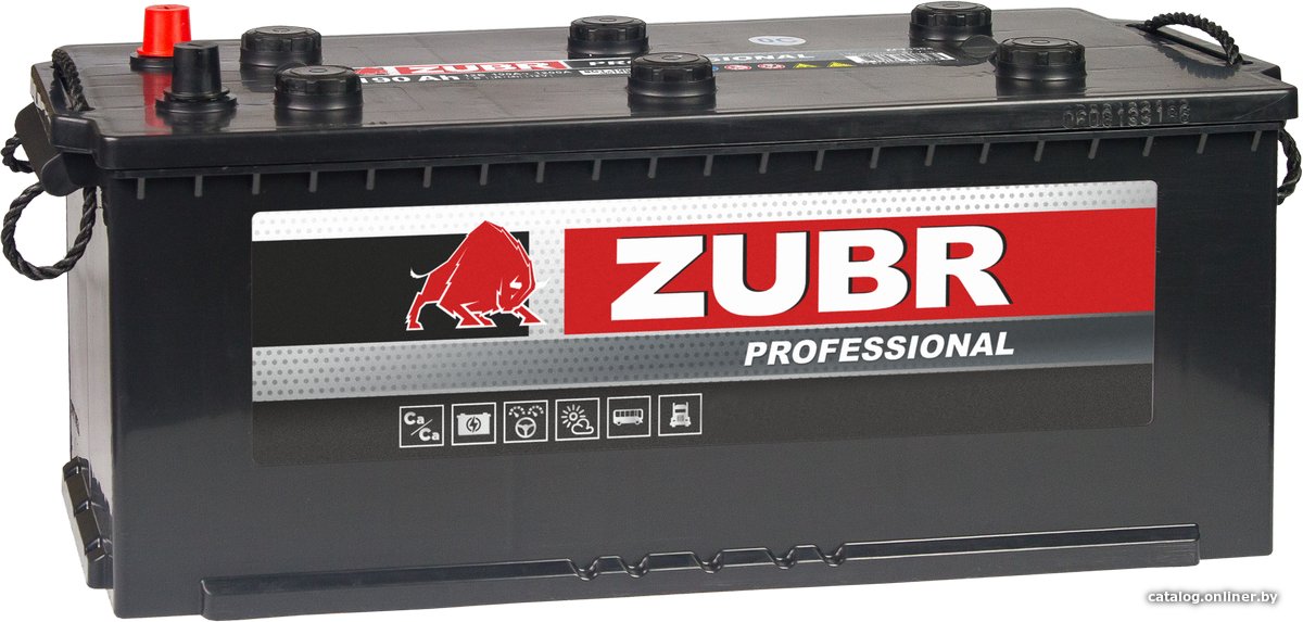 Автомобильный аккумулятор Zubr R+ (220 А·ч)
