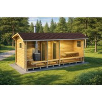 Русская баня Woods Мини 6 метров в Бресте